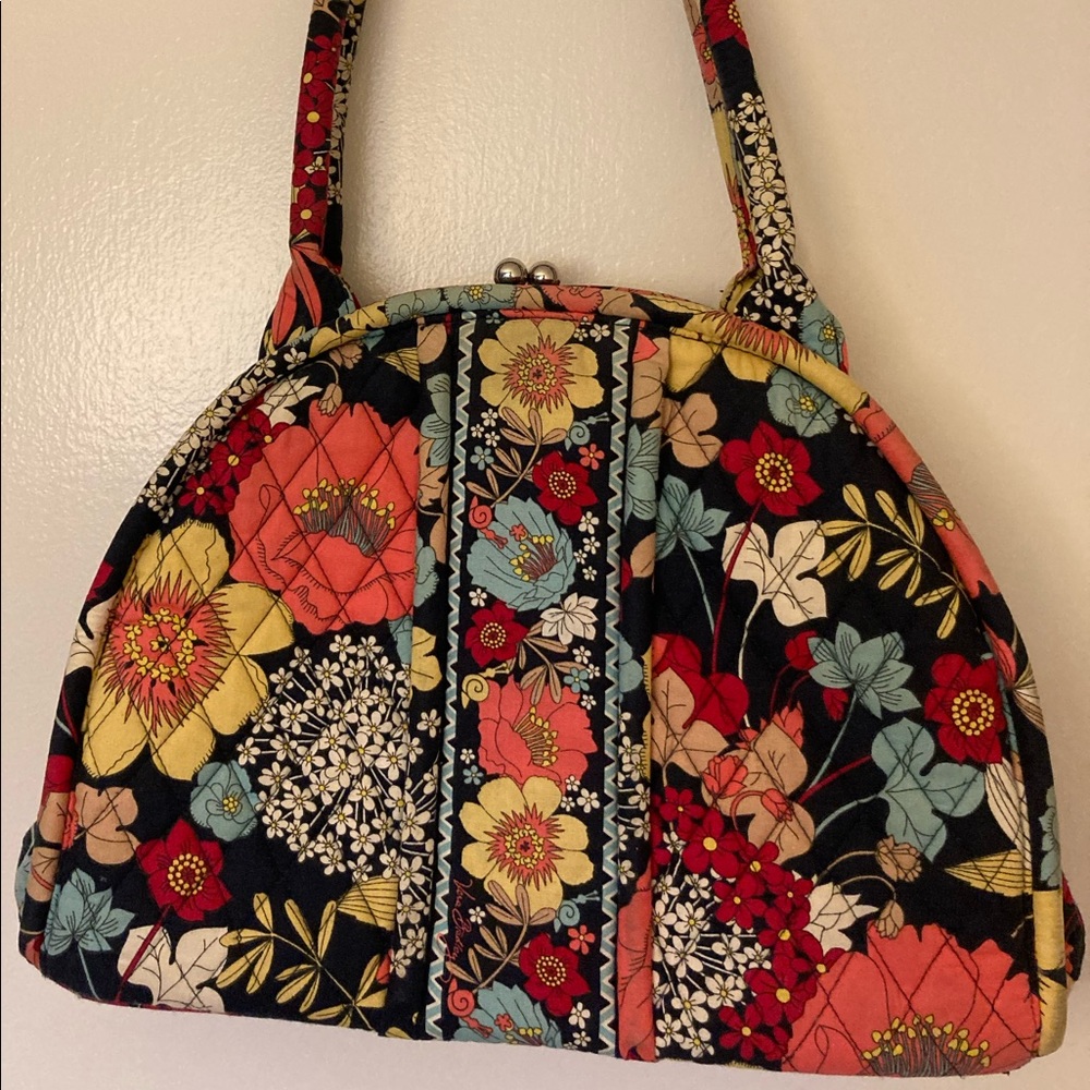 Vera Bradley Clasp Quilted Handbag